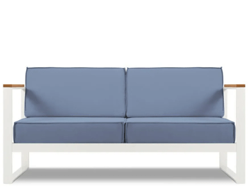 Outdoor 2 seater sofa "Tahiti" - Light blue