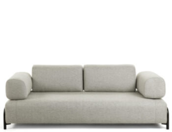 3 seater design sofa "Flexx" 232 cm - Beige