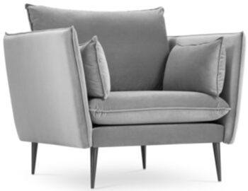Design armchair Agate - Light Grey
