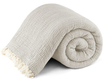 Blanket "Aura" 100% organic cotton 250 x 260 cm