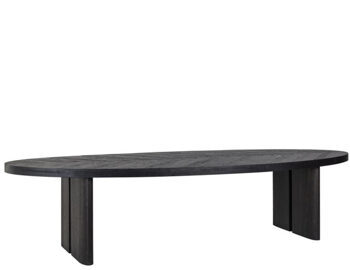 Riesiger Design Tisch „Lilly“ aus massiver, recycelter Eiche 330 x 120 cm