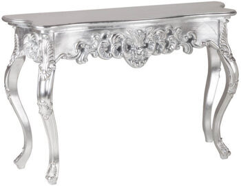 Handmade console "Venice" 110 x 75 cm - silver