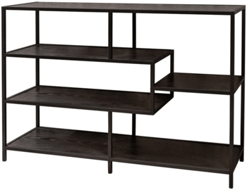 Design shelf "Slim Line" 114 x 79 cm - Black