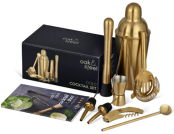 10-piece gift set Mixology, gold