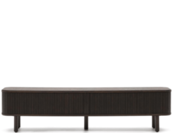 Design Lowboard „Sienna“ 200 x 50 cm - Esche dunkel