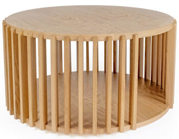 Coffee table Drum Natural Ø 83 cm