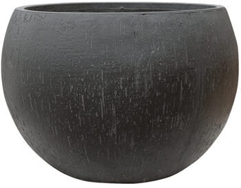 High-quality indoor/outdoor flower pot "Raindrop Globe" Ø 55 x height 40 cm, anthracite