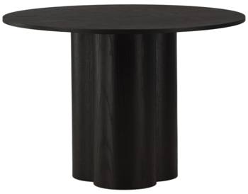 Runder Tisch „Olivia“ Ø 110 cm - Schwarz