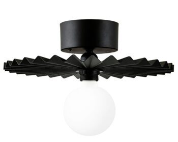 Wall and ceiling lamp "Omega" Ø 35 cm - Black