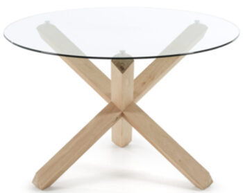 Runder Tisch Lotty Ø 120 cm - Glas