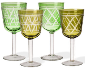 Design Wine Glass Set Tie Up (4 pieces)