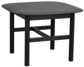 High-quality side table "Hammond" 62 x 62 cm - black oak
