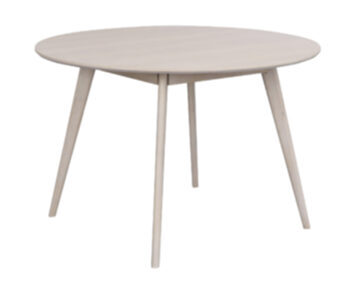 Round table "Yumi" bleached oak Ø 115 cm