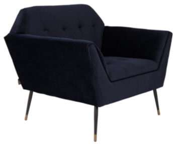 Kate Lounge Chair - Dark Blue