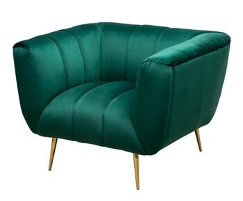 Design Sessel „Noblesse“ - Smaragdgrün