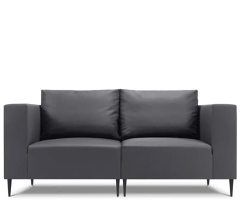 2 seater outdoor sofa "Fiji" - dark gray
