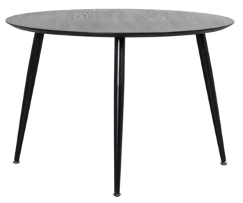 Round dining table "Dipp" Black Ø 115 cm