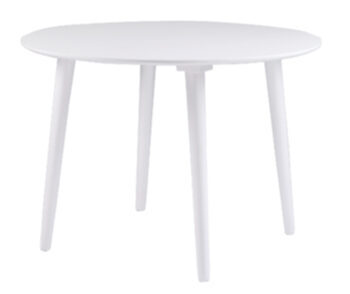 Round table "Lotta" White Ø 106 cm