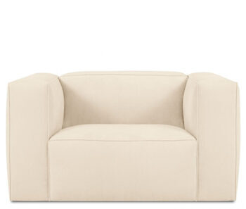 Designer armchair "Muse" - with corduroy cover