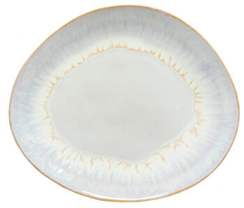 Oval dinner plate "Brisa" Salt (6 pieces)