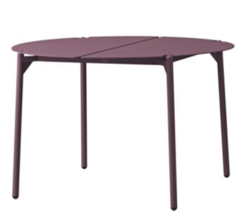 Lounge table Novo Ø 70 cm - Bordeaux