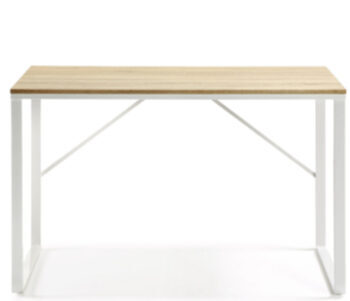Rechteckiger Schreibtisch Issy 120 x 60 cm - Weiss