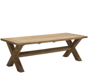 Solid wood garden table "Columbia" teak 240 x 100 cm