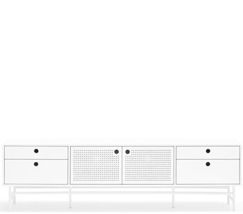 Buffet design "Punto" White 180 x 52 cm