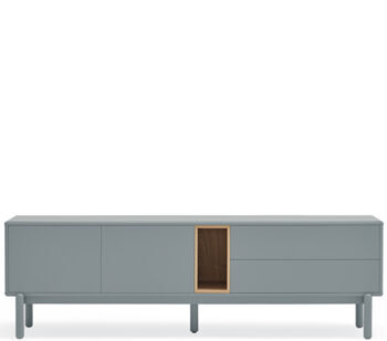 Lowboard Corvo Pearl Grey 180 x 56 cm