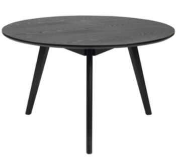 Round coffee table "Yumi" Ø 90 cm - Black