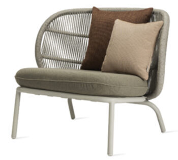 In-/Outdoor Loungesessel „Kodo“ - Dune White/Carbon Beige