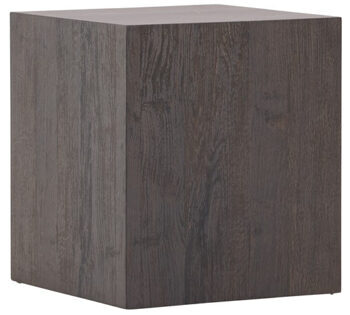 Table d'appoint design "York high" 40 x 40 cm - Mocca