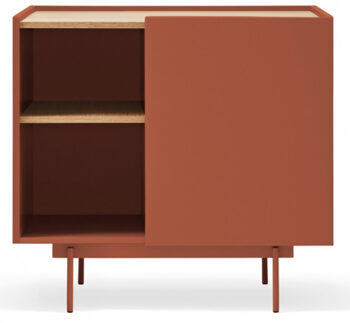 Design chest of drawers "OTTO" Arkilla/oak - 90 x 78 cm