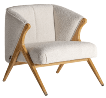 Design armchair "Prati Bouclé