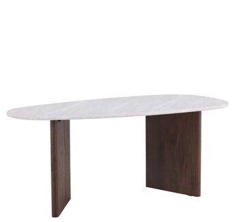Table de salle à manger design ovale "Grönvik" 180 x 90 cm