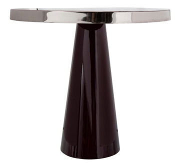 Pelican Side Table - Berry/Silver