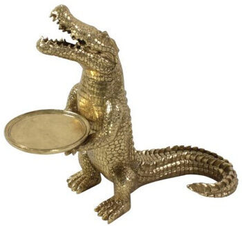Krokodil „Morty“ mit Tablett 60 x 53 cm