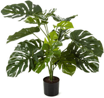 Lifelike artificial plant "Monstera bush", Ø 85/ height 85 cm