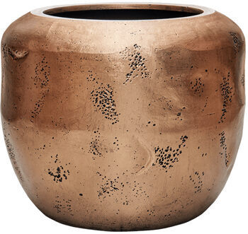 Large, high-quality flower pot "Opus Raw Couple" Ø 65/ H 53 cm - Gold