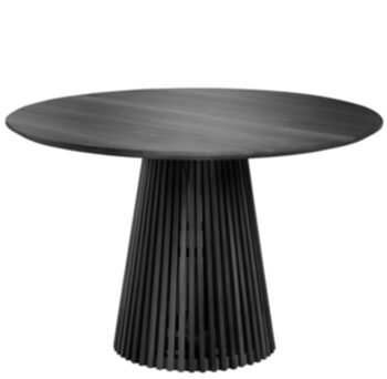 Jenny Round Design Table Ø 120 cm - Black