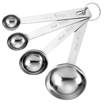 4-piece measuring spoon set "Lawson" stainless steel
