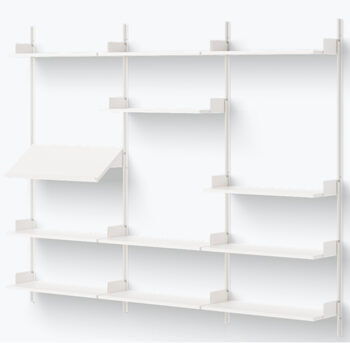Wall shelf "New Works Display" - 190 x 243.5 cm, White / White