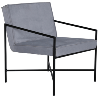 Design Sessel „Rakel“ - Grau