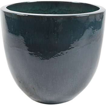 High-quality indoor/outdoor flower pot "Pure Couple" Ø 58 cm/height 50 cm, Ocean Blue