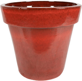 Pot de fleurs XL intérieur/extérieur de haute qualité "Ashley" Ø 80 cm/hauteur 71 cm, rouge