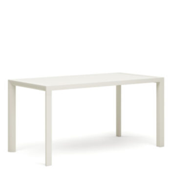 Table de jardin de haute qualité "Culipo" 150 x 77 cm - Blanc