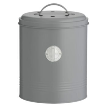 Living Collection Compost Bin 2.5 Litre - Pastel Grey