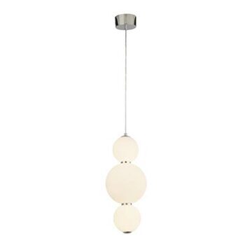 LED pendant lamp "Snowball" Ø 18 x 43 cm - height adjustable