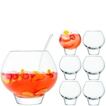 8-teiliges Punchbowl-Set Rum