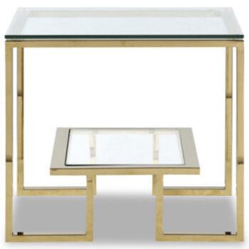 Table d'appoint Mayfair 65 x 65 cm - Or